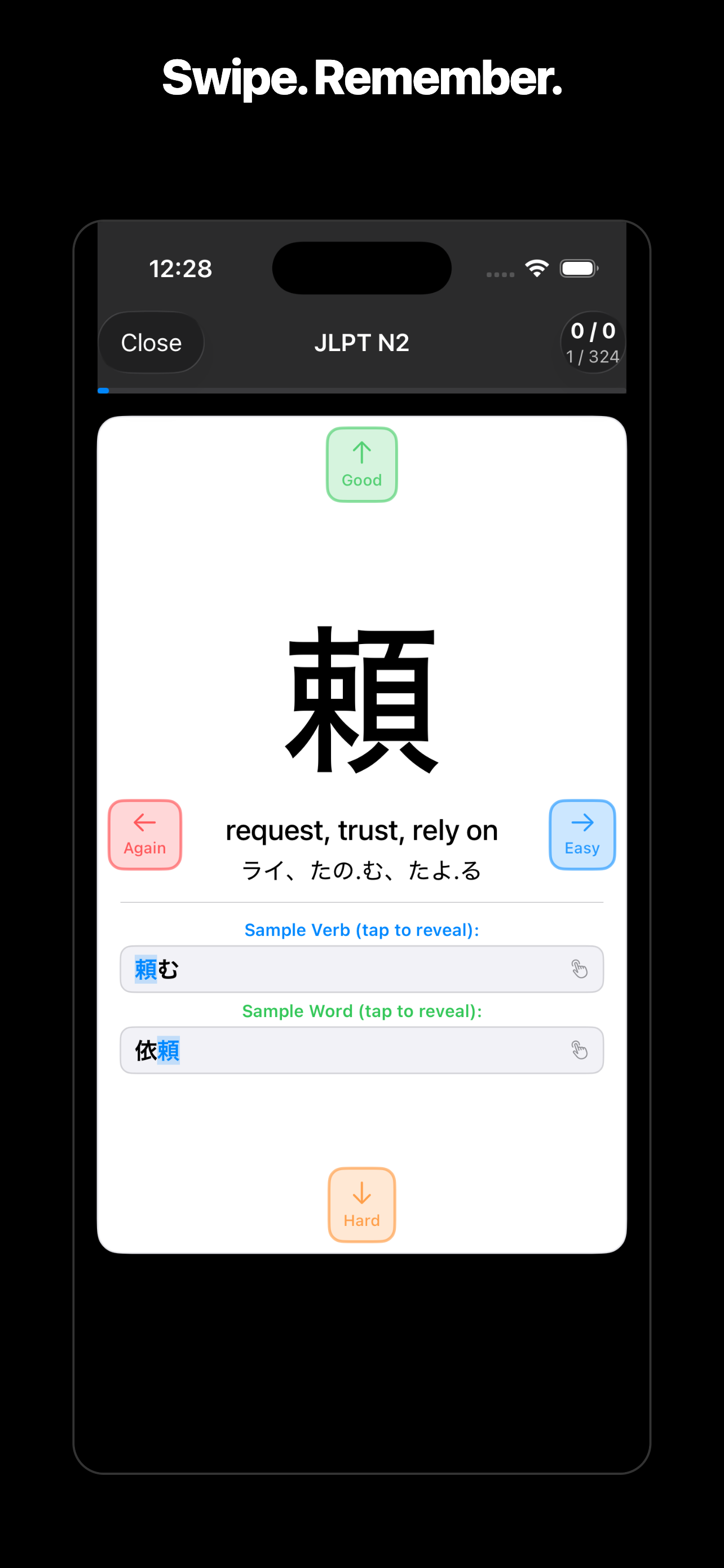 Recall the character before revealing the answer
